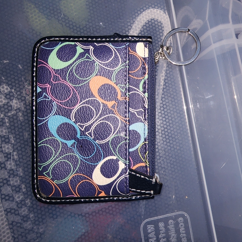 Coach card holder